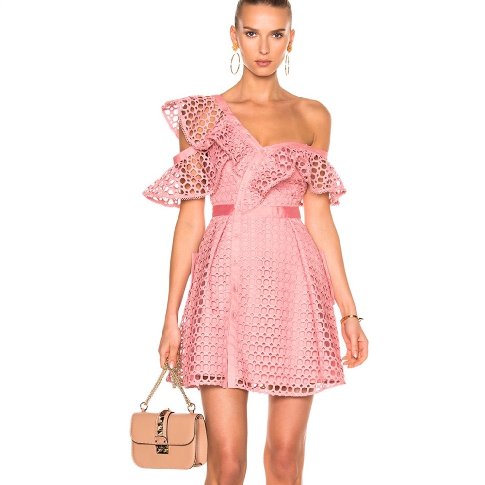 Self-portrait pink dress